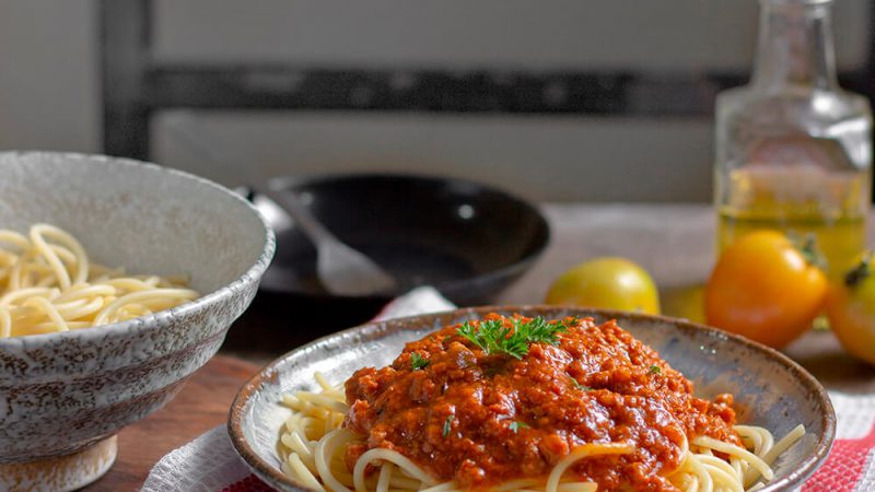 Spaghetti à la bolognaise