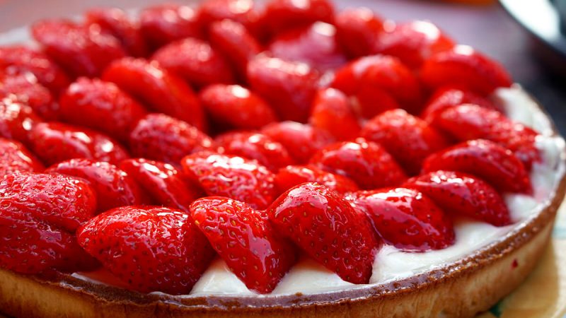 Tarte aux fraises