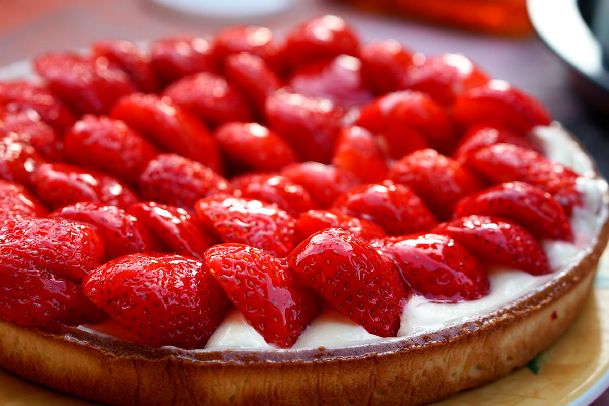 Tarte aux fraises